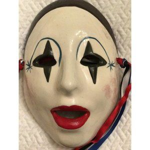 Mime Ceramic Wall Mask 1980’s